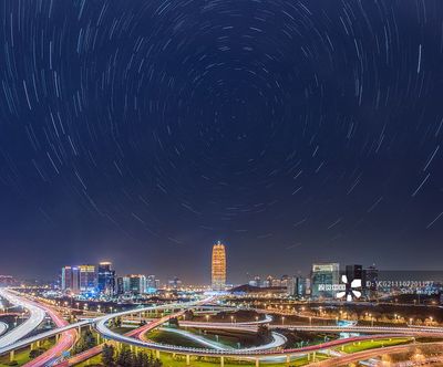 鄭州城市星軌_創意圖片